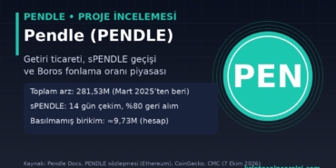 Pendle (PENDLE) Nedir? sPENDLE, Boros ve Basılmayı Bekleyen 9,7 Milyon Token 3 Pendle PENDLE proje incelemesi kapak görseli