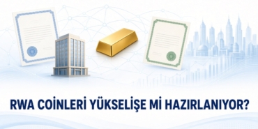 RWA Coinleri Yeniden Gündemde: ONDO, LINK ve Tokenizasyon Sektöründe Neler Oluyor? 4 Tahvil, bina, altın ve hisse temalı aydınlık RWA kapağı