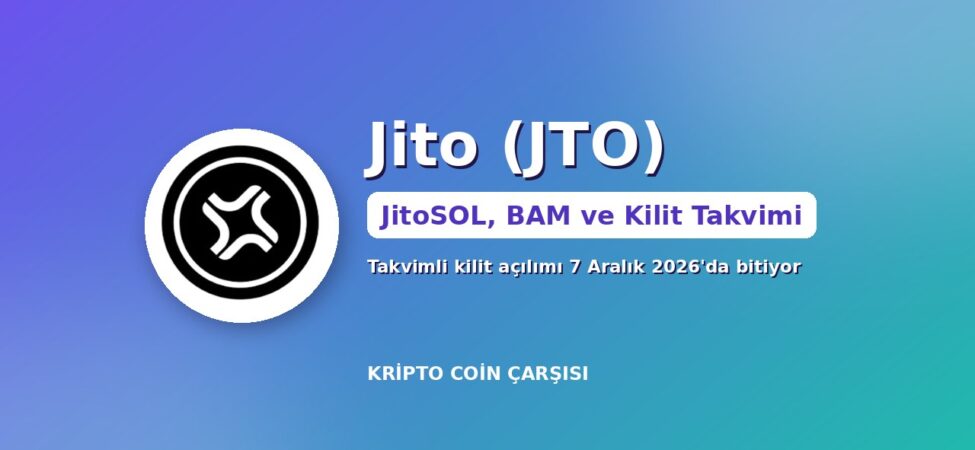 Jito (JTO) Nedir? JitoSOL, BAM, JTX ve 7 Aralık'ta Biten Kilitler 11 Jito (JTO) nedir kapak görseli: Solana MEV altyapısı, JitoSOL likit staking ve kilit açılım takvimi