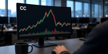 Kripto Kulisleri 29 Ekim: DTCC Canlıda, Stellar’a Securitize 1 CC mum grafiği ve hacim çubuklarını gösteren sabah saatlerindeki takas operasyon odası ekranı, kripto kulisleri 29 Ekim temsili görsel