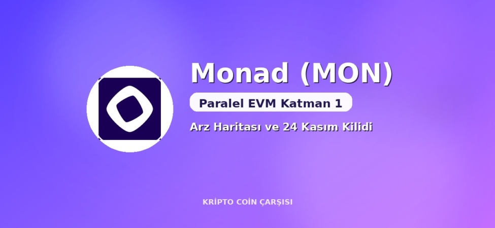 Monad (MON) Nedir? Paralel EVM, Arz Haritası ve 24 Kasım Kilidi 3 Monad (MON) nedir kapak görseli: paralel EVM katman 1, arz haritası ve 24 Kasım kilidi