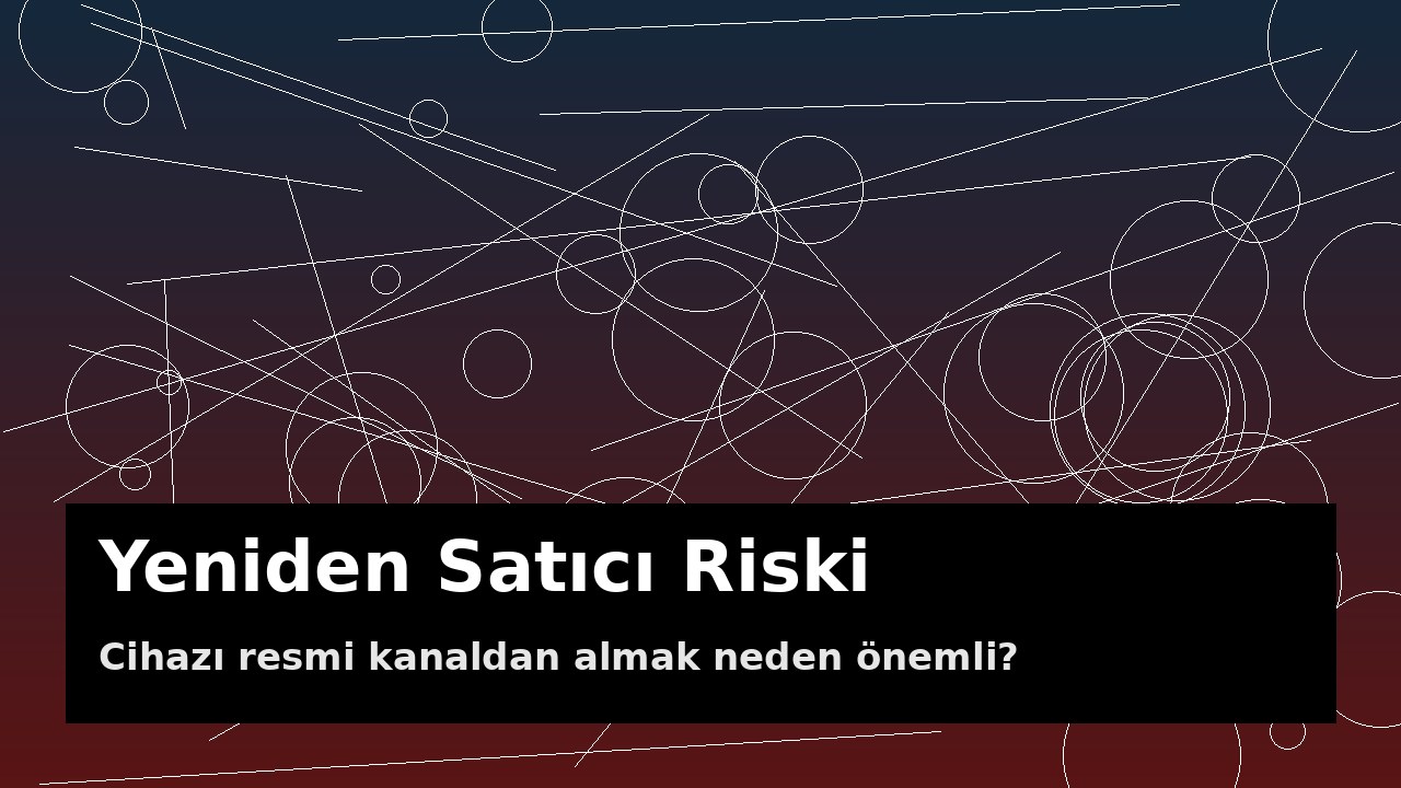 Ledger cihazlarında yeniden satıcı ve tedarik zinciri riski