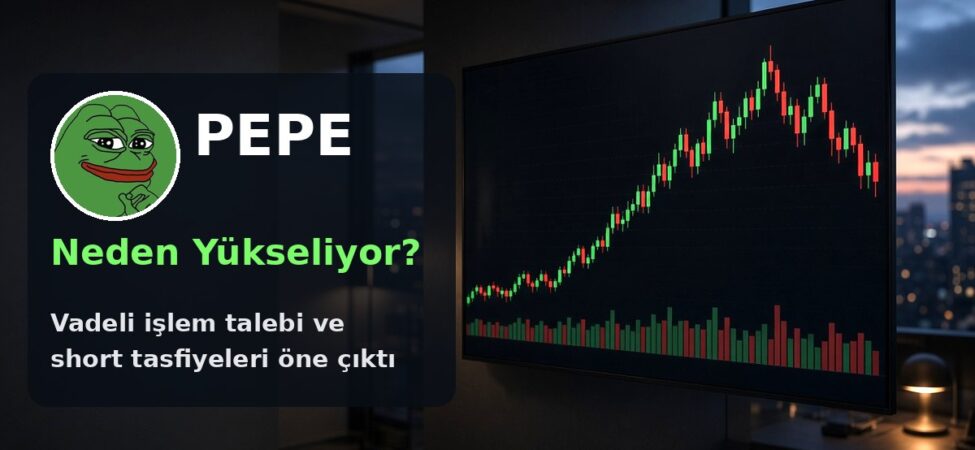 PEPE Neden Yükseliyor? 23 Ekim Rallisinde Vadeli İşlem İzi 6 PEPE neden yükseliyor: PEPE logosu ve mum grafiğiyle 23 Ekim 2026 haber kapağı (temsili görsel)