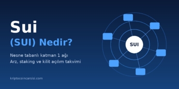 Sui (SUI) nedir kapak görseli: nesne tabanlı katman 1 ağı, arz ve kilit açılım takvimi